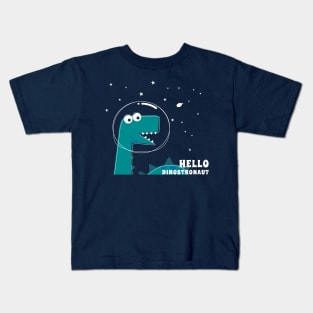 Cute Astronaut dinosaur. Kids T-Shirt